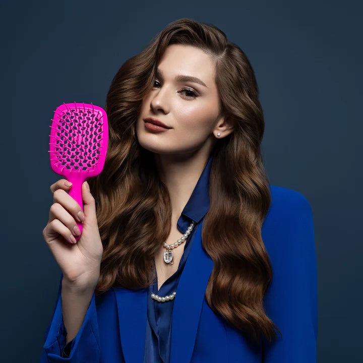 Janeke Superbrush Large Fluo Pink